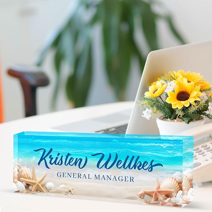 Personalized Office Name Plate, Custom Name Plate - Image 3