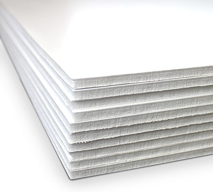Flipside Products 32" x 40" White Foam Board, Arts and Crafts, 3/16" Thick, Presentations, Large Signboards, Backing Board, Display, Pack of 10-DeskLoop Office