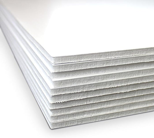 Flipside Products 32" x 40" White Foam Board, Arts and Crafts, 3/16" Thick, Presentations, Large Signboards, Backing Board, Display, Pack of 10-DeskLoop Office