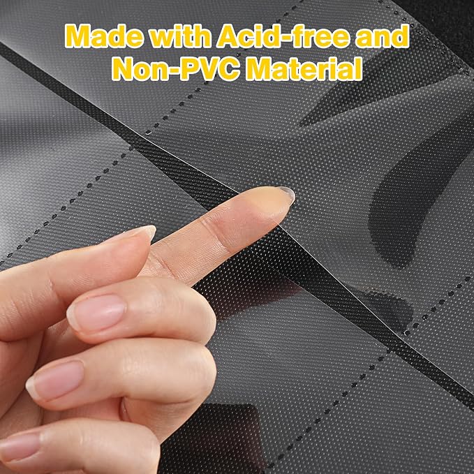 Toploader Binder, Holds 160 Toploaders, 100 Toploaders INCLUDED, 4-Pocket PU - Image 5