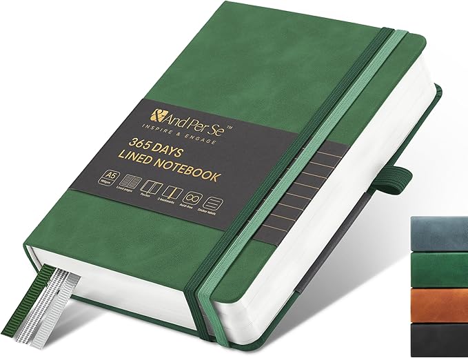 &And Per Se 365 Page Journal – A5 Hardcover Lined Notebook, One Book by AndPerSe