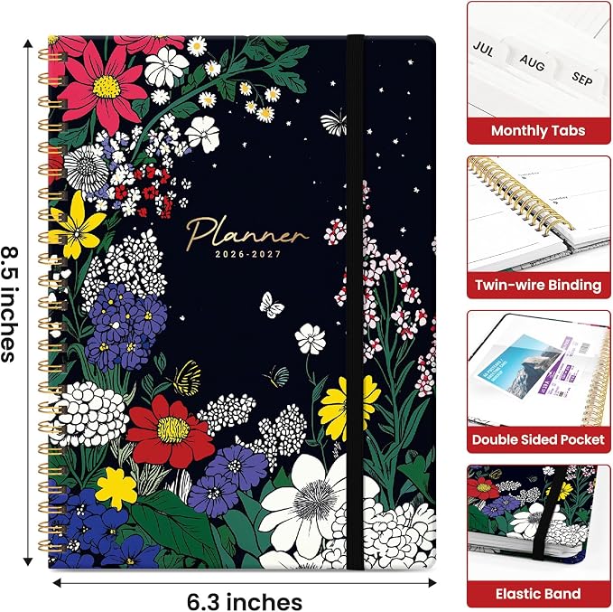 Planner 2026-2027, Academic Year Monthly and Weekly Calendar Planner, Jul 2026 - Image 4