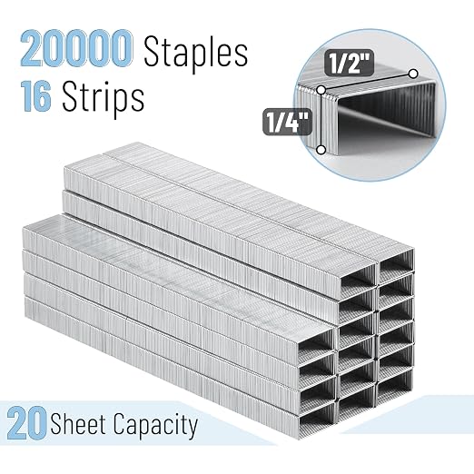 Mr. Pen- Staples for Stapler, 1/4 inch, 20 Sheet Capacity | Ideal for Desk - Image 2