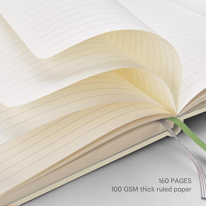 &And Per Se Lined Hardcover Notebook – A5 5.7"x8" College Ruled, 160 Pages - Image 4