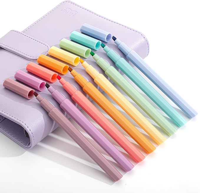 Mr. Pen- Aesthetic Highlighters No Bleed, 8 Pack, Chisel Tip | Cute Bible - Image 7