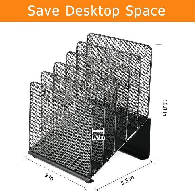 LEKETREE File Organizer for Desk, File Folder Organizer - Image 2