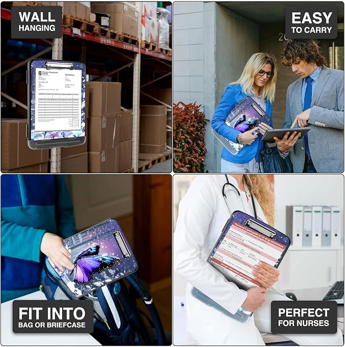 LYHXLYJH Clipboard with Storage, A4 Clipboards with Pen Holder, Heavy Duty - Image 6