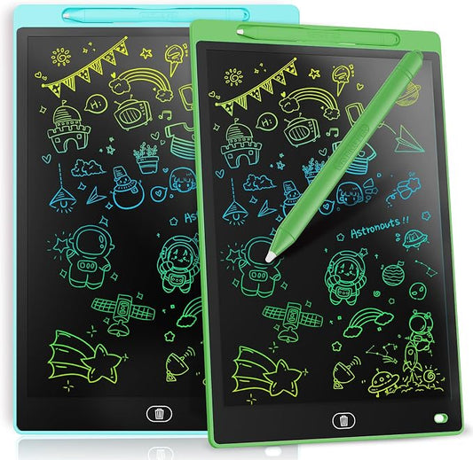 Genialba LCD Writing Tablet 8.5-Inch Colorful Doodle Board, Toddler Learning by Genialba