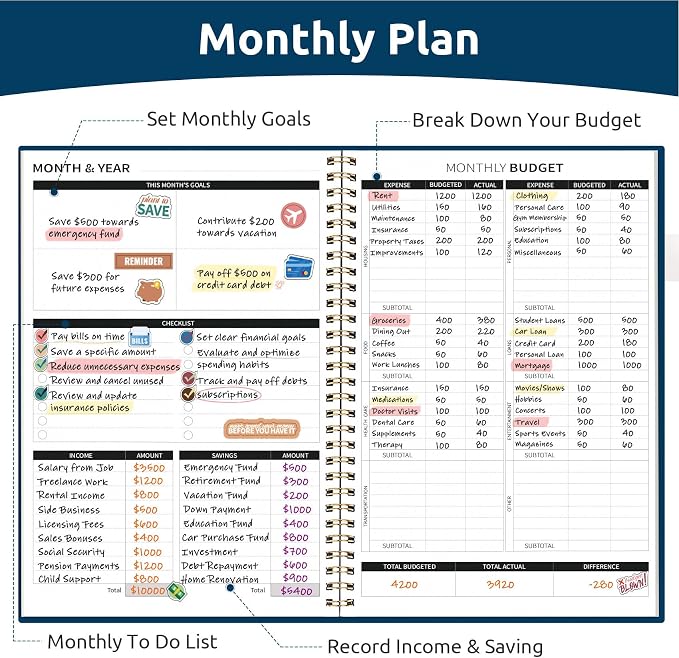 Budget Planner - Monthly Budget Book - Image 3