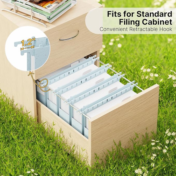XINGIA Plastic Hanging File Folders Letter Size, 12 Pack Reinforced Hanging - Image 3