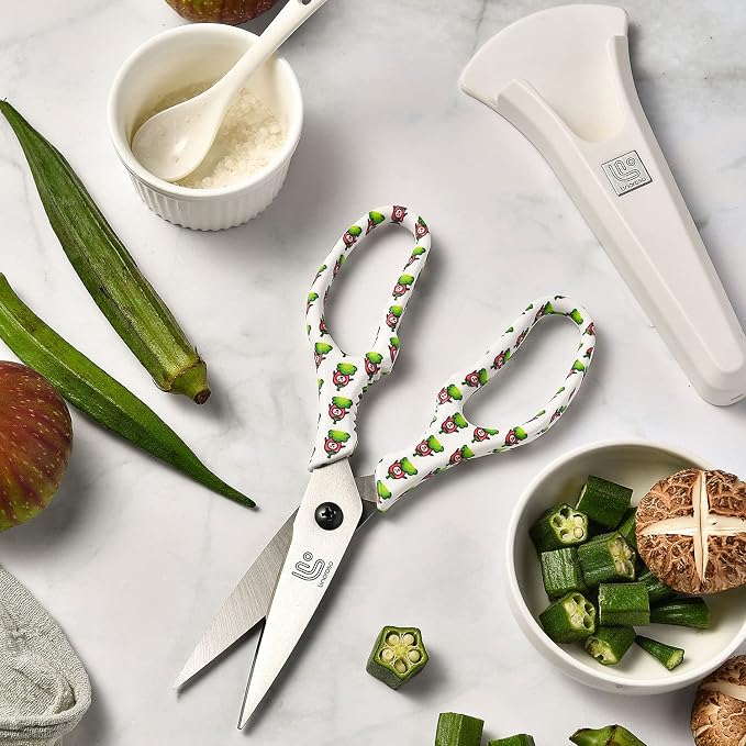 Linoroso Kitchen Scissors Heavy Duty Kitchen Shears - Image 7