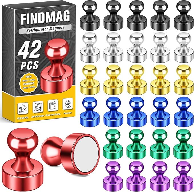 FINDMAG Fridge Magnets, Cute Colorful Locker Magnet, Decorative Whiteboard by FINDMAG