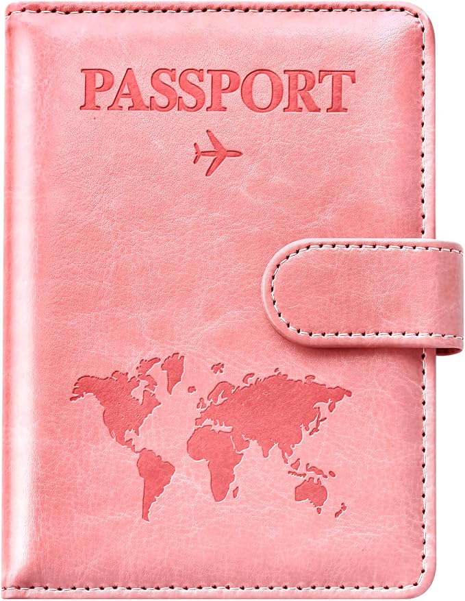 Eoehro Passport Holder for Travel Essentials, Passport Wallet Cover Case for by welcometoEoehro