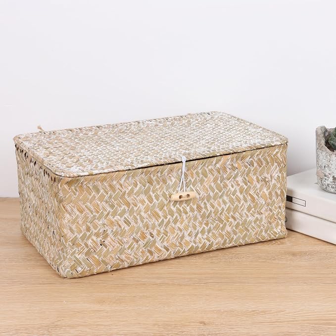FEIALNDUO Wicker Shelf Baskets - Image 3