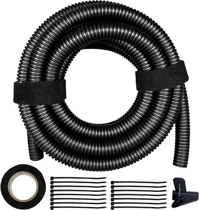 Split Wire Loom Tubing, 25FT 1/2Inch Heat Resistance Wire Protector | Cable by Unknown