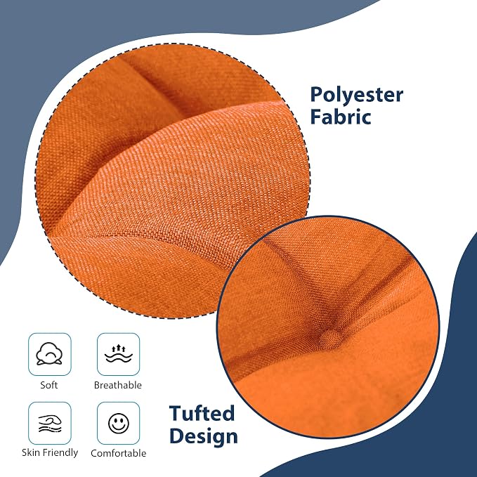 IASEAHK Chair Cushions for Dining Chairs, Seat Cushions for Kitchen Chairs - Image 3