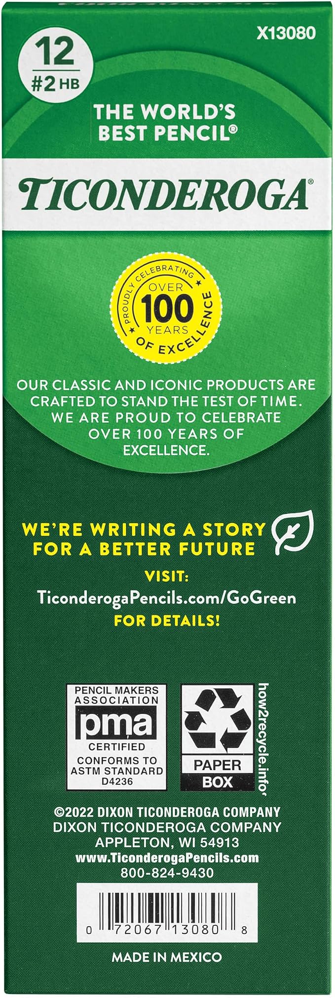 Ticonderoga Beginner Wood-Cased Pencils, 2 HB Soft - Image 2