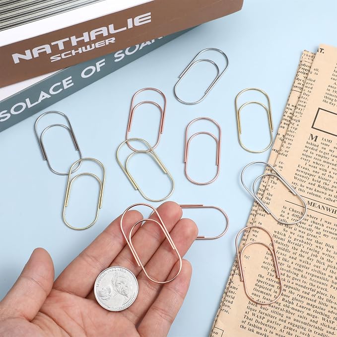 30 Pcs Jumbo Paper Clips Oversized 2 Inch Large Paper Clips Non Skid Smooth - Image 5