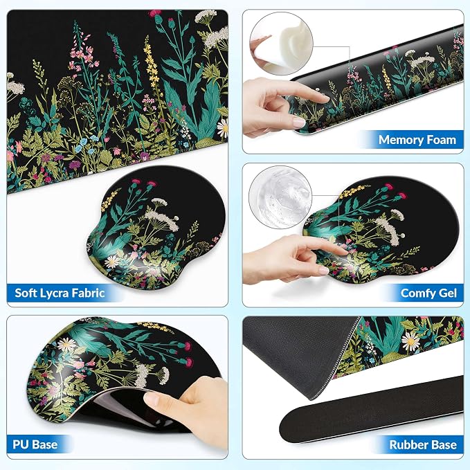Desk Mat Set + Keyboard and Mouse Pad - Image 5