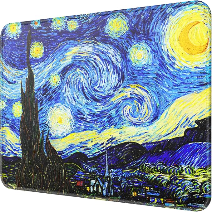 MROCO Essential Office & Gaming Mouse Pad, 8.5 x 11 Inch, Starry Night | by MROCO