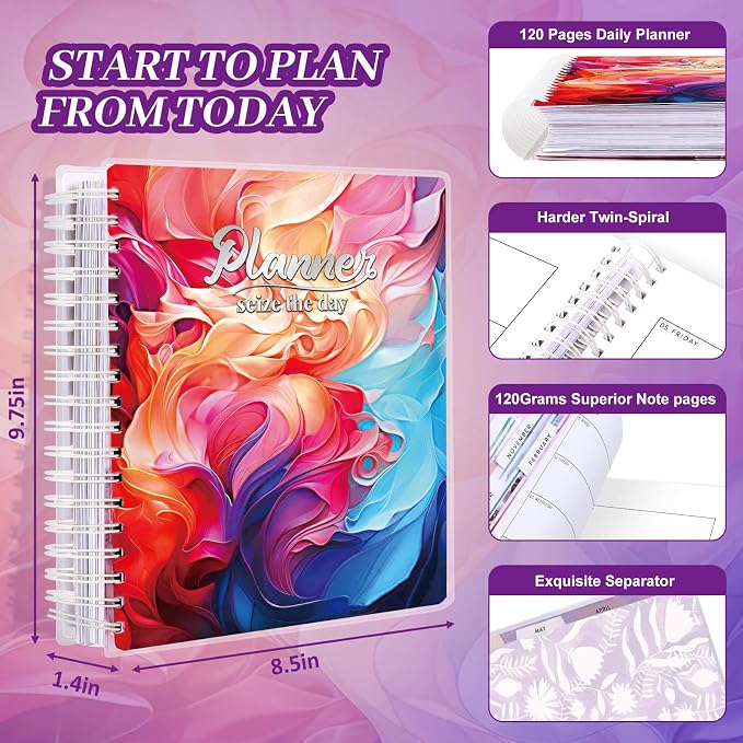 Planner 2026-2027, 18 Months Large Academic Daily Weekly Monthly Organizer | - Image 2