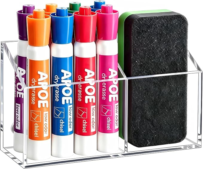 Magnetic Dry Erase Marker Holder by Banafich