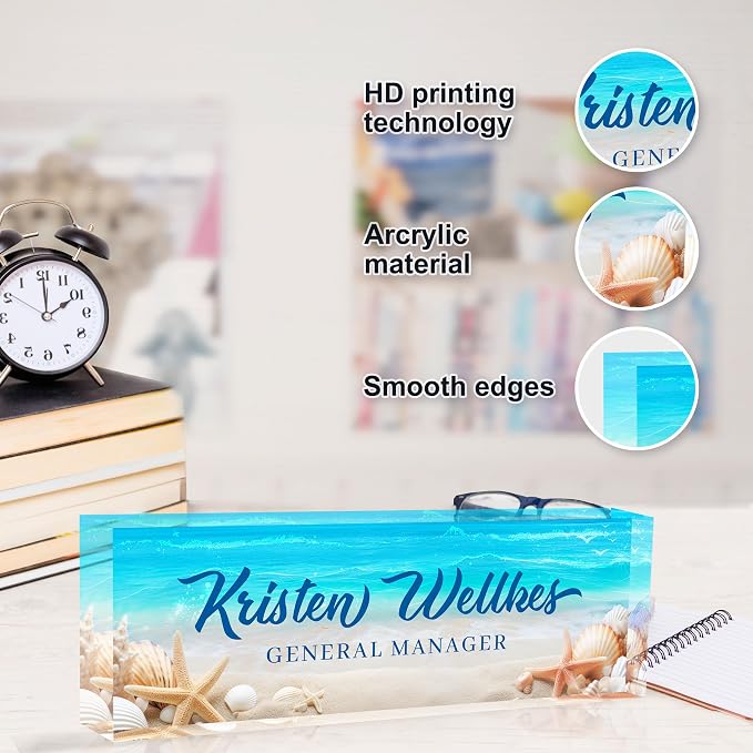 Personalized Office Name Plate, Custom Name Plate - Image 4