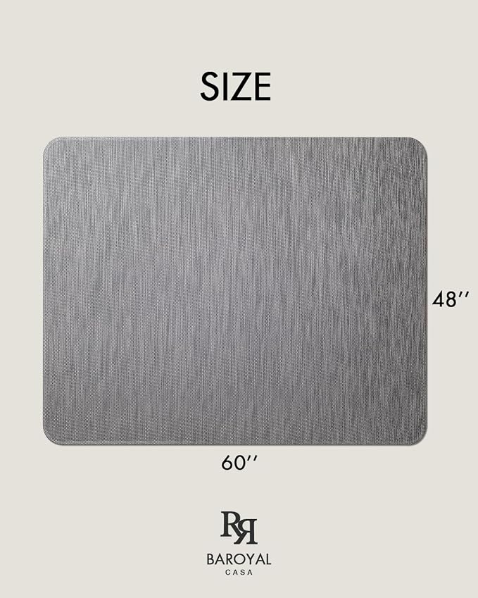 Baroyal Office Chair Mat for Hardwood Floor Under Desk Computer Rolling Chair - Image 6