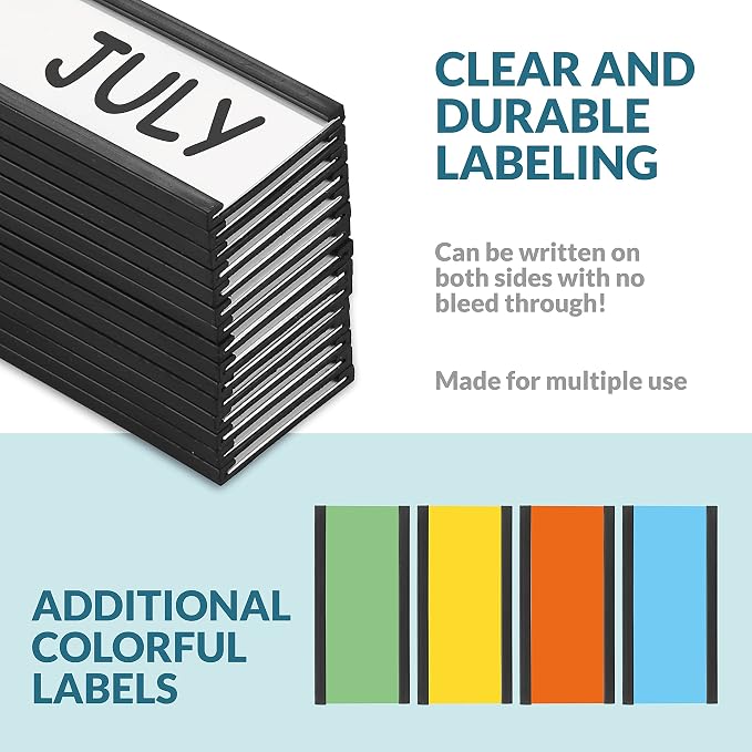 50 Pack"C" Channel Magnetic Label Holders 1x2 - Image 7