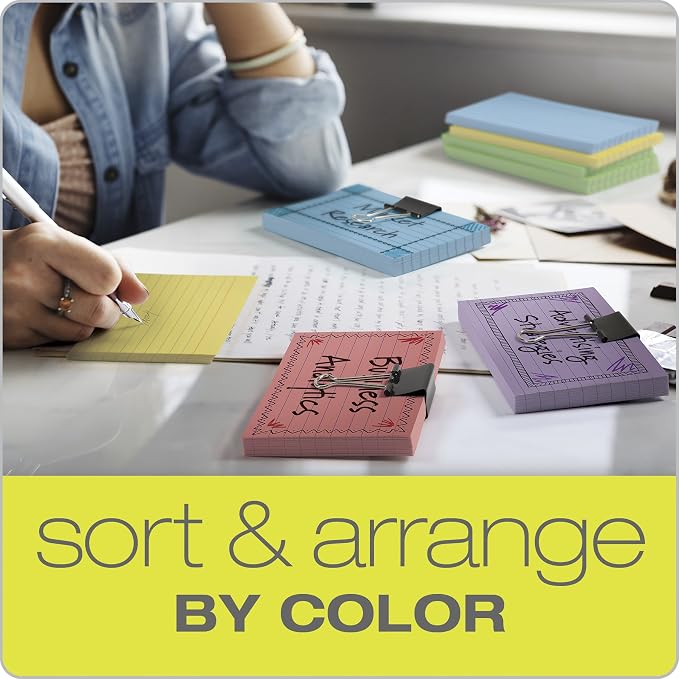 Oxford Ruled Color Index Cards - Image 5