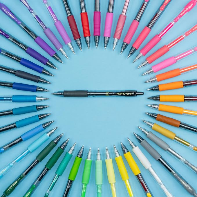 Pilot G2 Pens, Metallic Refillable And Retractable Gel Ink Pens Fine Point 0.7mm - Image 7
