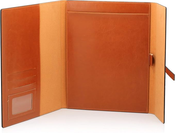 GALLAWAY LEATHER Padfolio Folder – Slim Portfolio Organizer Holder - Image 6