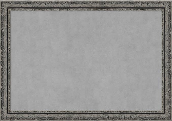 Amanti Art Black Framed Magnetic Board 28x40 Large Vision Board by AmantiArt