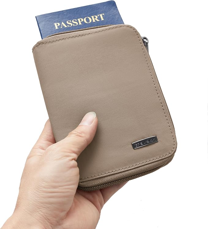 Travelon RFID Blocking Passport Zip Wallet - Image 2