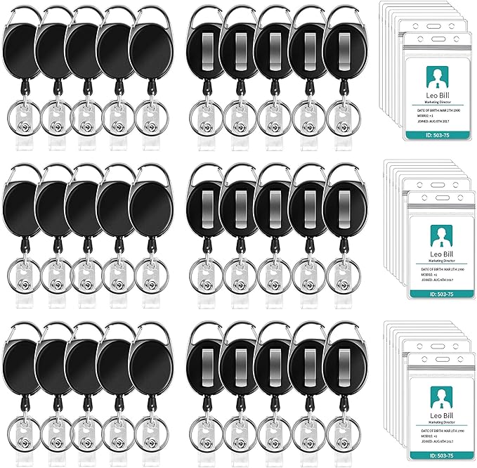 Puroma 30 Pack Badge Holder by Puroma