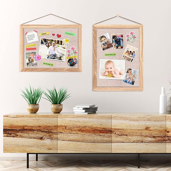Teling 6 Pack Wood Bulletin Boards - Image 6