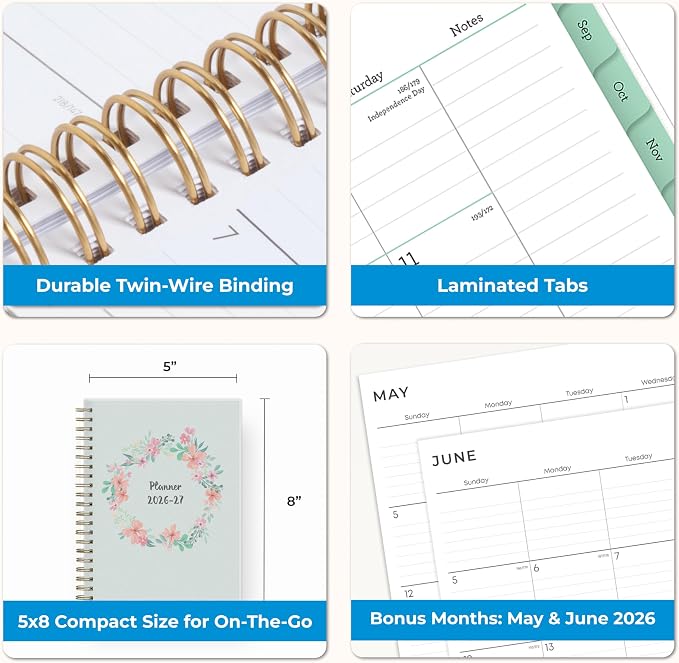 Blue Sky 2026-2027 Weekly and Monthly Academic Year Planner Calendar, July 2026 - Image 7