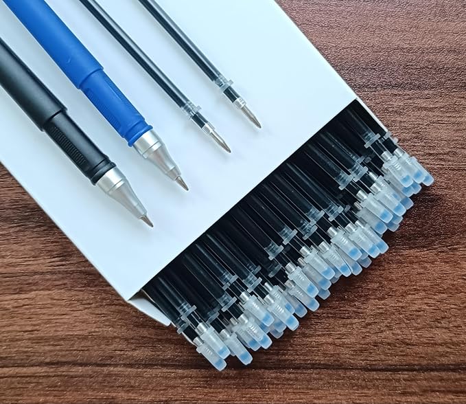 Gel Ink Pens Refills Black, 50 Pack Gel Refills - Image 6