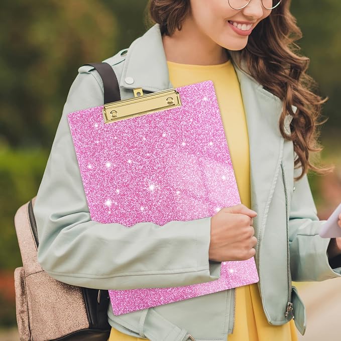 Rimilak Acrylic Glitter Clipboards, Sparkly Board - Image 7