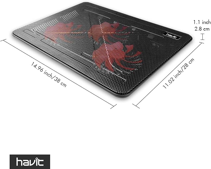 Havit HV-F2056 15.6-17 Inch Laptop Cooler Cooling Pad - Image 9