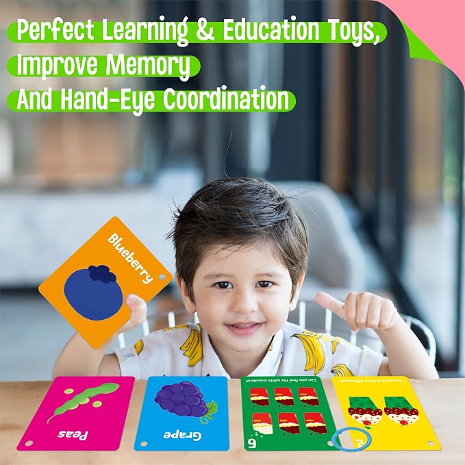 Food Flashcards, 50 Double-Sided Cards, Grain Cards Educational Learning Tools - Image 5