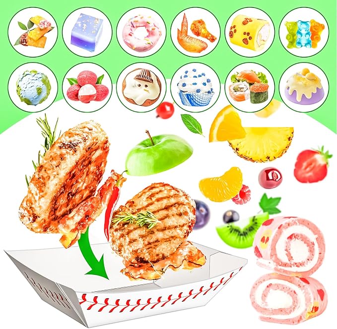 50 Pack 2Lb Paper Food Boat Trays, Baseball Birthday Decorations Baseball Party - Image 7