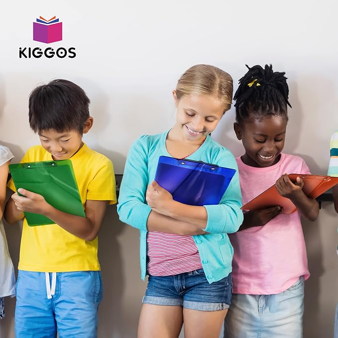 Kiggos 25 Transparent Colored Clipboards Bulk - Image 6