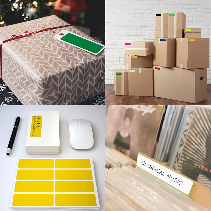 Royal Green Rectangle Color Coding Stickers – 120 Write-On Labels, 15 Sheets of - Image 4
