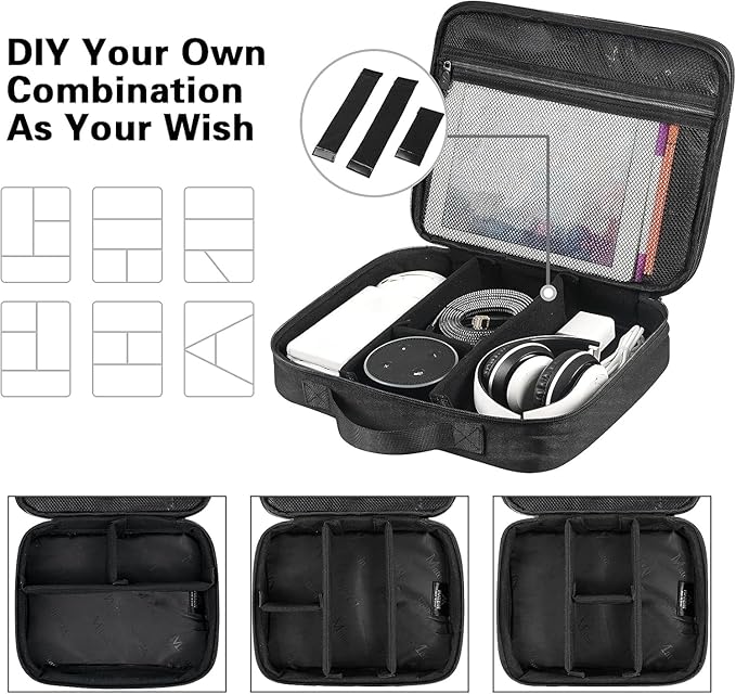 MATEIN Cable Organizer Bag, Large Travel Storage Bag Sturdy Tool Case - Image 6