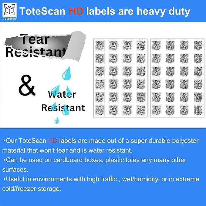 ToteScan HD Intelligent Smart QR Labels - Image 2