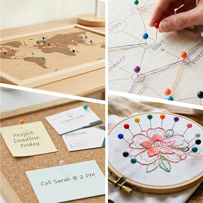 500 Pcs Map Pins, Small Map Tacks - Image 7