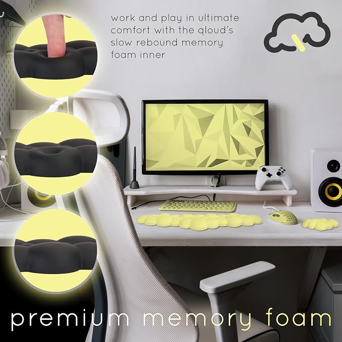 Cloud Keyboard Wrist Rest – Create-ables Qloud Cloud Wrist Rest - Image 5