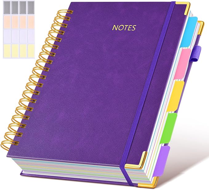 Hardcover Spiral Notebook Journal by dilitego