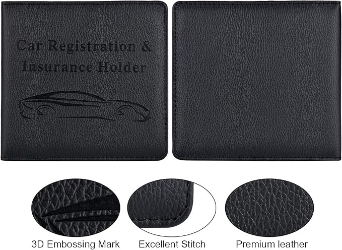 Cacturism Car Registration and Insurance Holder, Vehicle Glove Box Car - Image 4